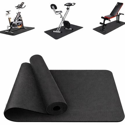6mm Fitness Equipment Mat 180x75cm for Treadmill, Elliptical & Exercise Bike
