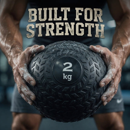 Core Balance Slam Ball 2KG No Bounce Exercise Workout Strength Gym Medicine Ball