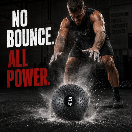 Core Balance Slam Ball 5KG Strength Gym Workout No Bounce Weighted Medicine Ball