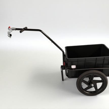 Bike Cargo Trailer with Storage Box & Waterproof Cover