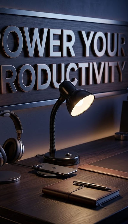 Flexible Neck Table Lamp E27 40W for Study & Office