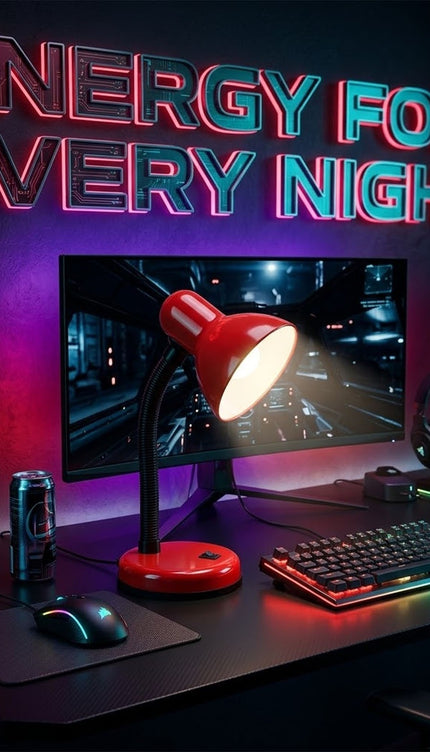 Flexible Neck Table Lamp E27 40W for Study & Office