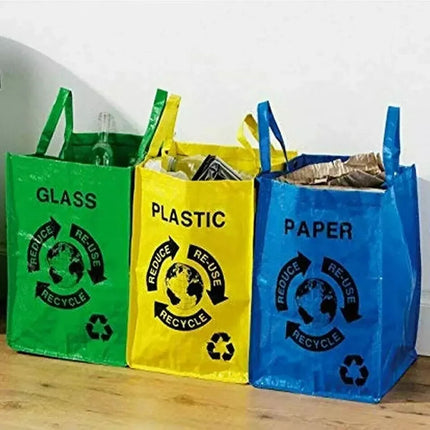 Reusable Recycling Bags – 3 Pack