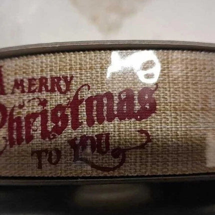 Christmas Ribbon Set 6PCS 2.5" Gift Wrap Craft Xmas Decoration