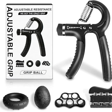 Hand Exerciser Grip Strengthener Set 5PCS Forearm & Wrist Workout Fitness