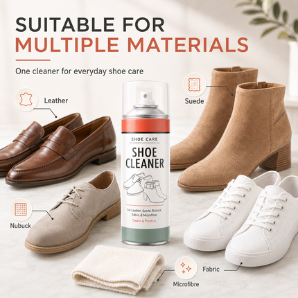 Shoe Cleaner Spray 250ml For Leather Suede Nubuck Trainer