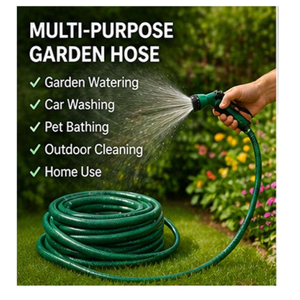 Reinforced PVC Garden Hose Reel Set (5m-200m)