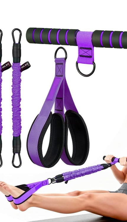 Pull Up Exercise Pedal Resistance Band with Handles