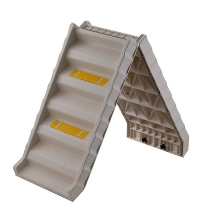Foldable Pet Ramp Ladder – Easy Climb Stairs for Dogs Car Access Portable Design