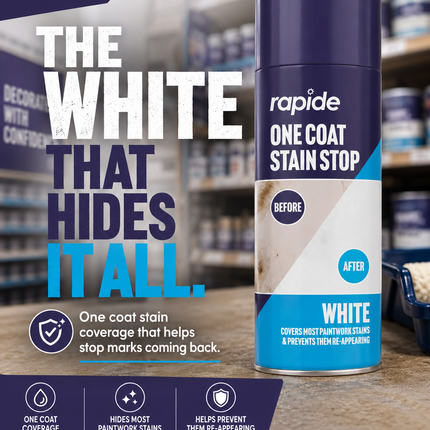Stain Stop Spray 400ML White Damp Mould Blocker