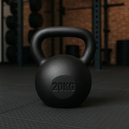 Cast Iron Kettlebell 4KG–20KG Strength Training Home Gym Fitness Weight Lifting