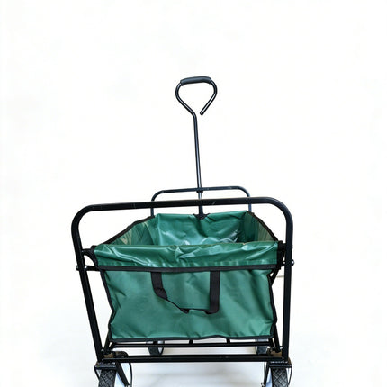 Collapsible Folding Wagon Trolley Cart 80kg On Wheels Festival Camping & Garden