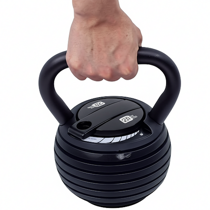 Adjustable Kettlebell Set 9kg-18kg Weight Lifting Gym Workout Fitness Exercise
