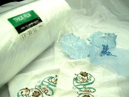 Embroidery Sewing Trick Film Roll  Backing Stabilizer 300m x 50cm