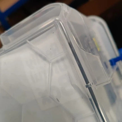 12L Clear Stackable Storage Box – Plastic Home & Office Organizer