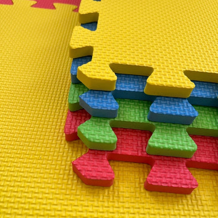 Color Eva Foam Mats Soft Floor Tiles Interlocking Kids Play Gym Exercise 60x60cm