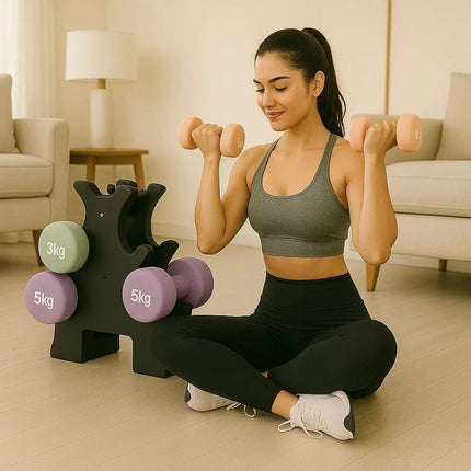 Neoprene Dumbbell Set Pair