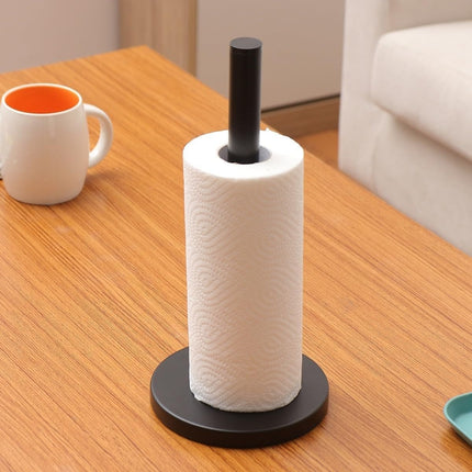 Kitchen Roll Holder Matt Black Stainless Steel Freestanding Paper Towel Stand