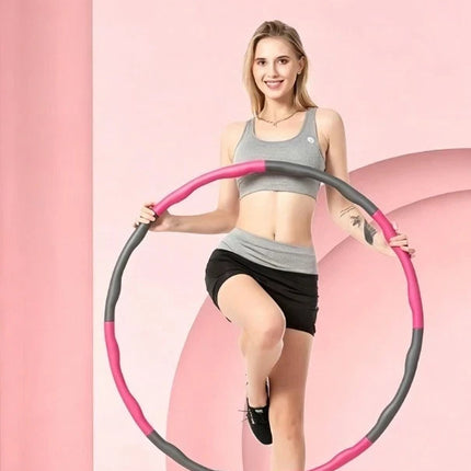Weighted Exercise Hula Hoop 1 KG Foam Padded Adults Sport Fitness Personal Gym