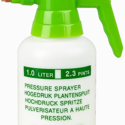 1L Hand Pump Garden Pressure Sprayer Portable Chemical & Weed Spray Bottle