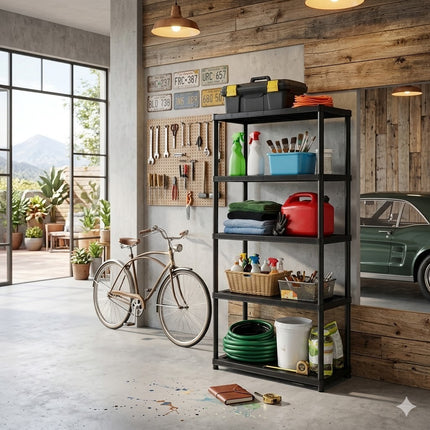 4/5 Tier Plastic Shelving Unit