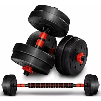 20kg Adjustable Dumbbell & Barbell Set