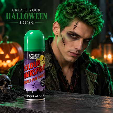 Halloween Hair Colour Spray 200ml Temporary Wash Out Fancy Dress Up Party Dye