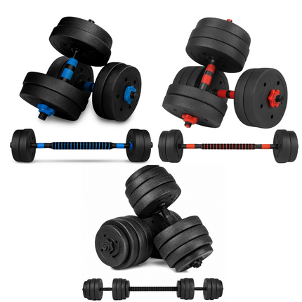 Adjustable Dumbbell & Barbell for Home Gym