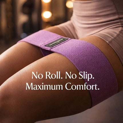 Resistance Bands Set Fabric Men Women Exercise Glute Workout Hip Circle Non Slip