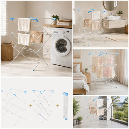 3-Tier Folding Clothes Airer