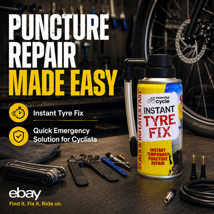 Instant Tyre Fix Spray 200ml Bike Car Puncture Repair Kit
