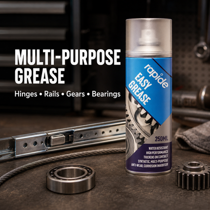2x Easy Grease Spray Lubricant Synthetic Oil Waterproof Rust Protection 250ml
