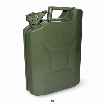 Metal Jerry Can 5L 10L 20L & Spout Heavy Duty Petrol Diesel Storage Container