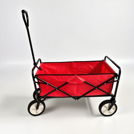 Folding Wagon 70KG Collapsible Trolley Cart Wheels for Camping Beach & Garden