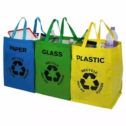 Reusable Recycling Bags – 3 Pack