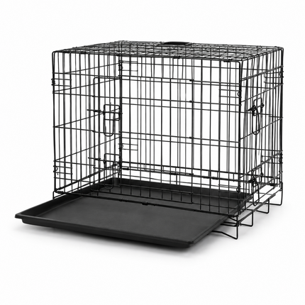 Dog Crate Metal Pet Cage Portable Puppy Kennel