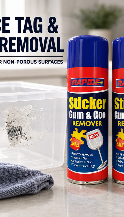 2-Pack Sticker Gum Remover Spray Label Goo Tape Adhesive Price Tag Cleaner 250ml