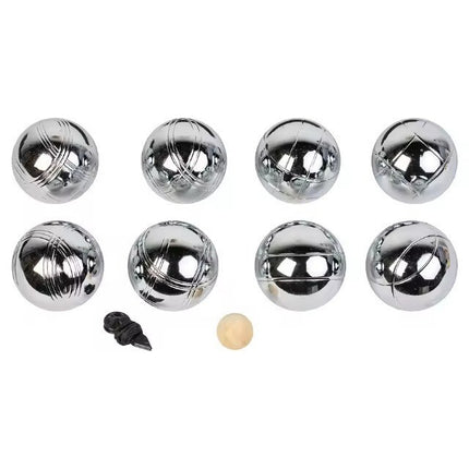 French Boules Petanque Balls Set Chrome Steel Outdoor Game with Carry Case