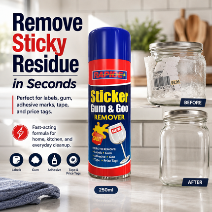 Sticker Remover Spray Gel Label Adhesive Cleaner 250ml