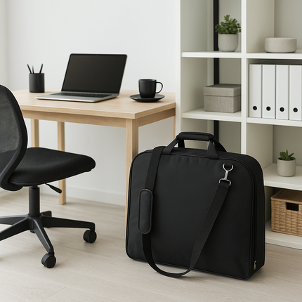 Large Garment Bag Foldable Travel Cover Black Premium Storage Suit Carrier