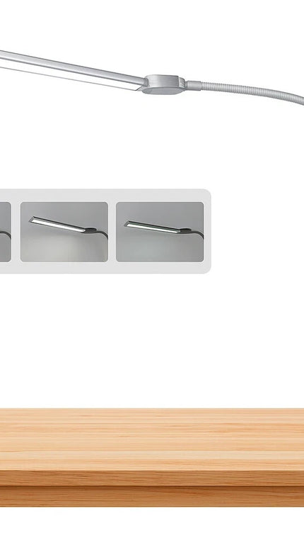 LED Desk Lamp with Clamp Double Dual Head Table Reading Craft Office Home Light