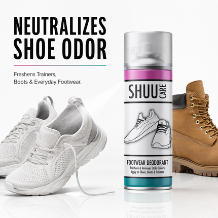 2x Shoe Boot Deodorant Spray Odour Remover Footwear Freshener Neutraliser 250ml