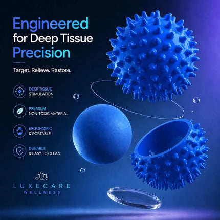 Lacrosse & Spiky Massage Ball Set