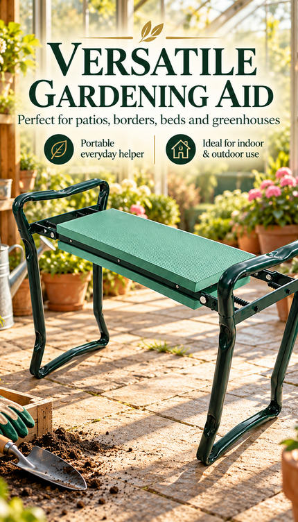 Garden Kneeler Seat 2 in 1 Folding EVA Foam