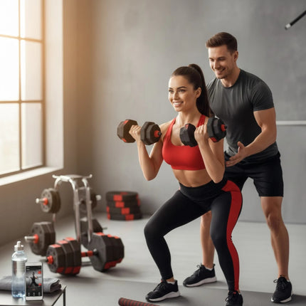 Adjustable Octagonal Dumbbell Set