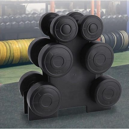 12kg Dumbbell Set with Rack (1-3kg Pairs)