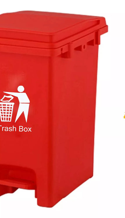 Slim Pedal Bin Recycling Waste Rubbish Dustbin Kitchen Bathroom Home Office Use