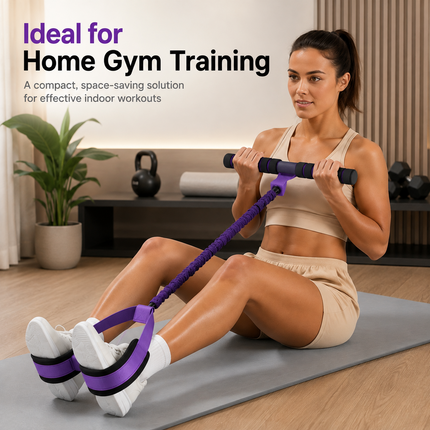Pull Up Assistance Bands with Handle Foot Knee Support Multifunction Gym Workout