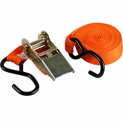 2x Ratchet Tie Down Strap 4.5m Heavy Duty Cargo Lashing Belt For Car Bike Truck