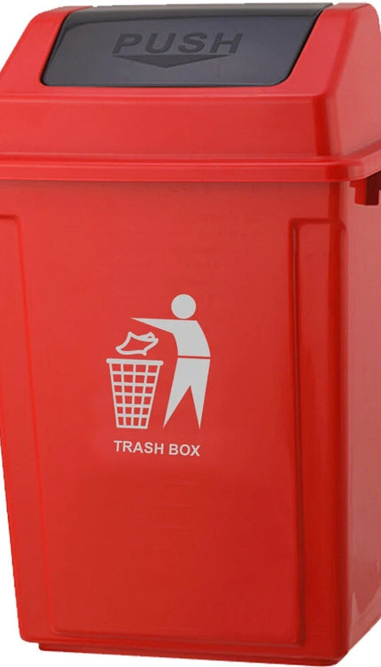 Large Swing Lid Recycling Bin for Kitchen & Home